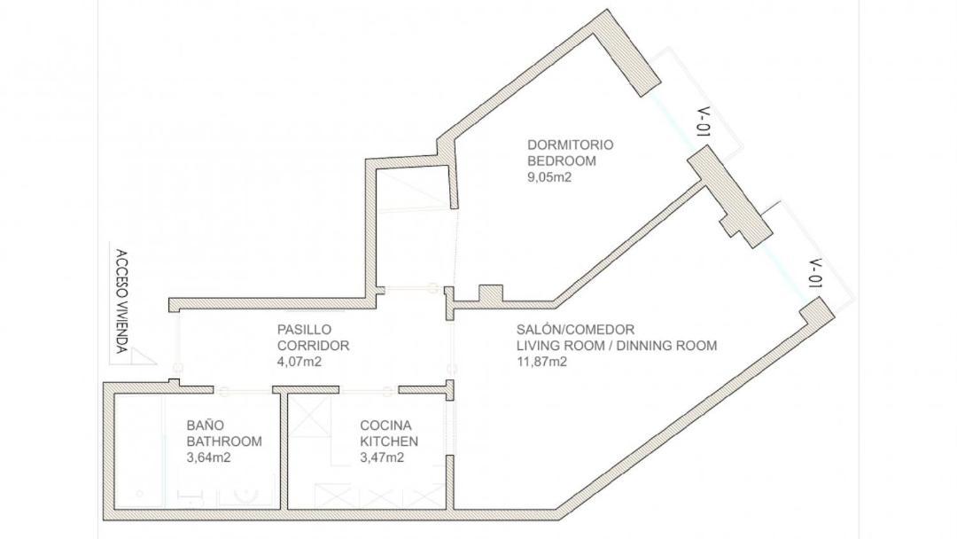 Apartament Cruz 19 Madryt Zewnętrze zdjęcie